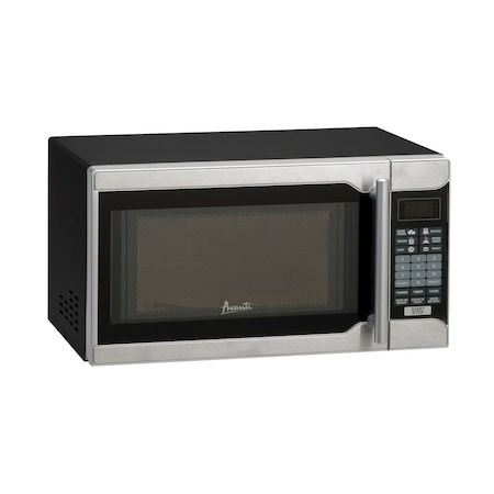 Avanti Avanti 0.7 cu. ft. Microwave Oven, Stainless Steel with Black Cabinet MO7103SST